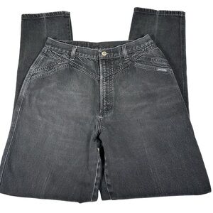 Rocky Mountain vintage western cowgirl Black Denim Jeans high rise waisted 90s